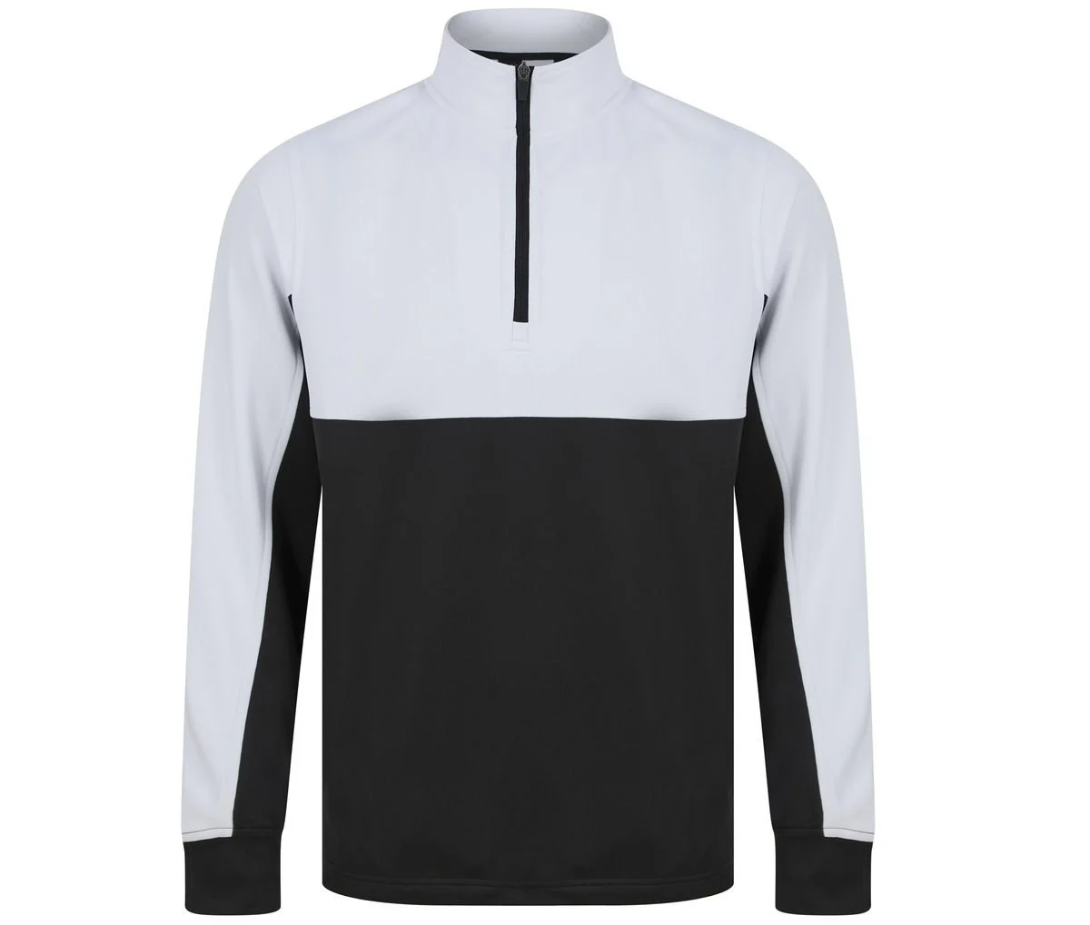 Finden & Hales LV874 Trainingstop met Korte Rits – Black / White