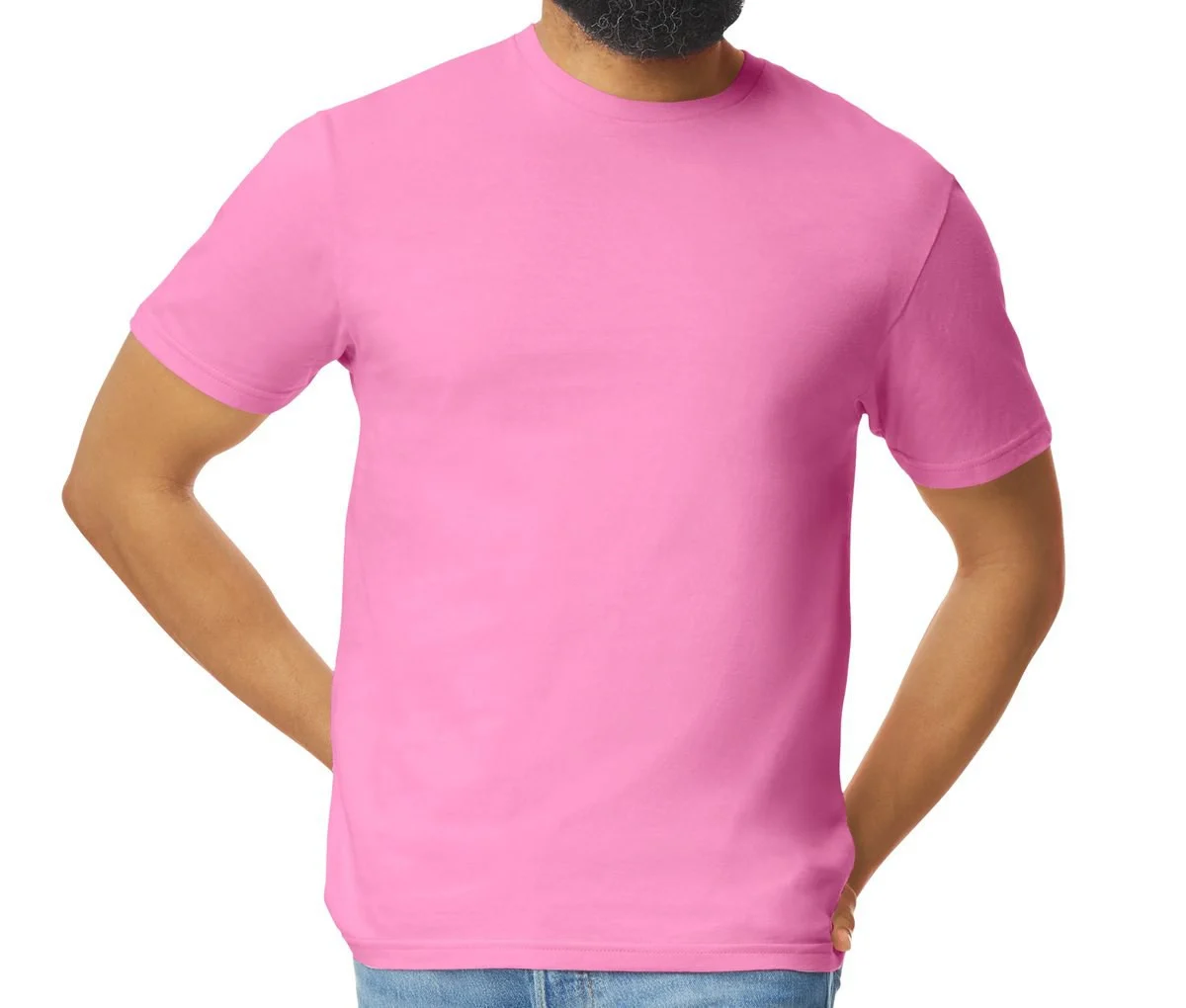 Gildan GN640 Softstyle T-shirt – Light Pink