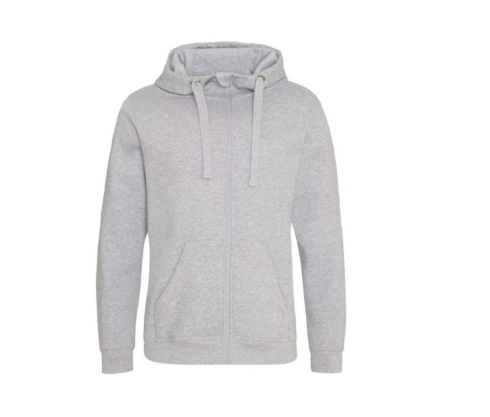 AWDIS JH150 Graduate Zware Ritshoodie – Heather Grey