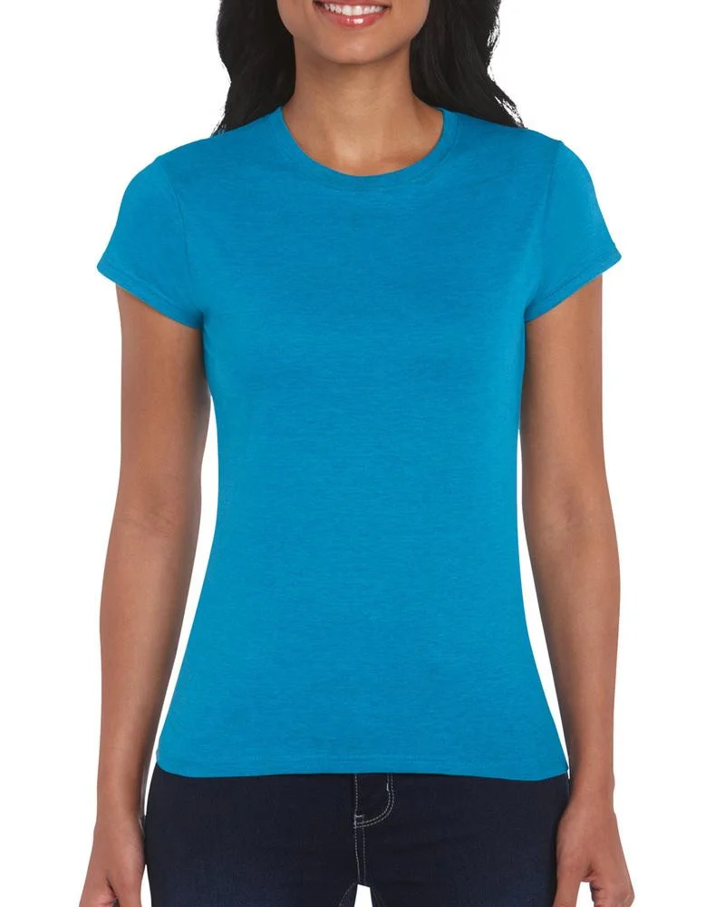 Gildan GN641 Softstyle T-shirt Dames – Antique Sapphire