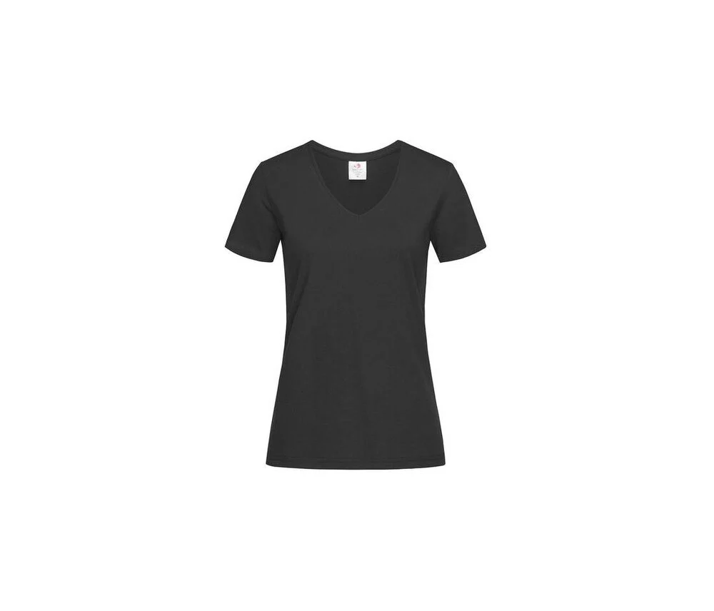 Stedman ST2700 T-shirt V-hals – Zwart Opaal