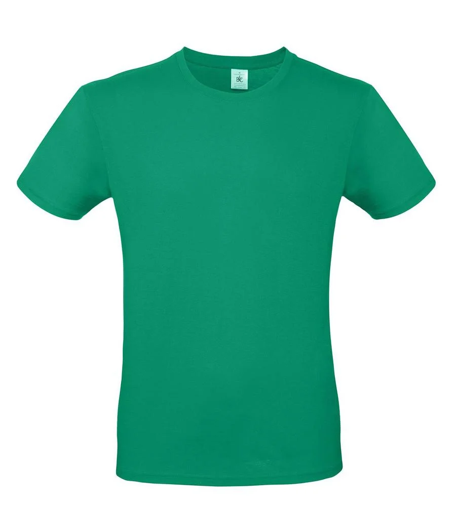 B&C BC01T #E150 T-shirt Heren – Kelly Green