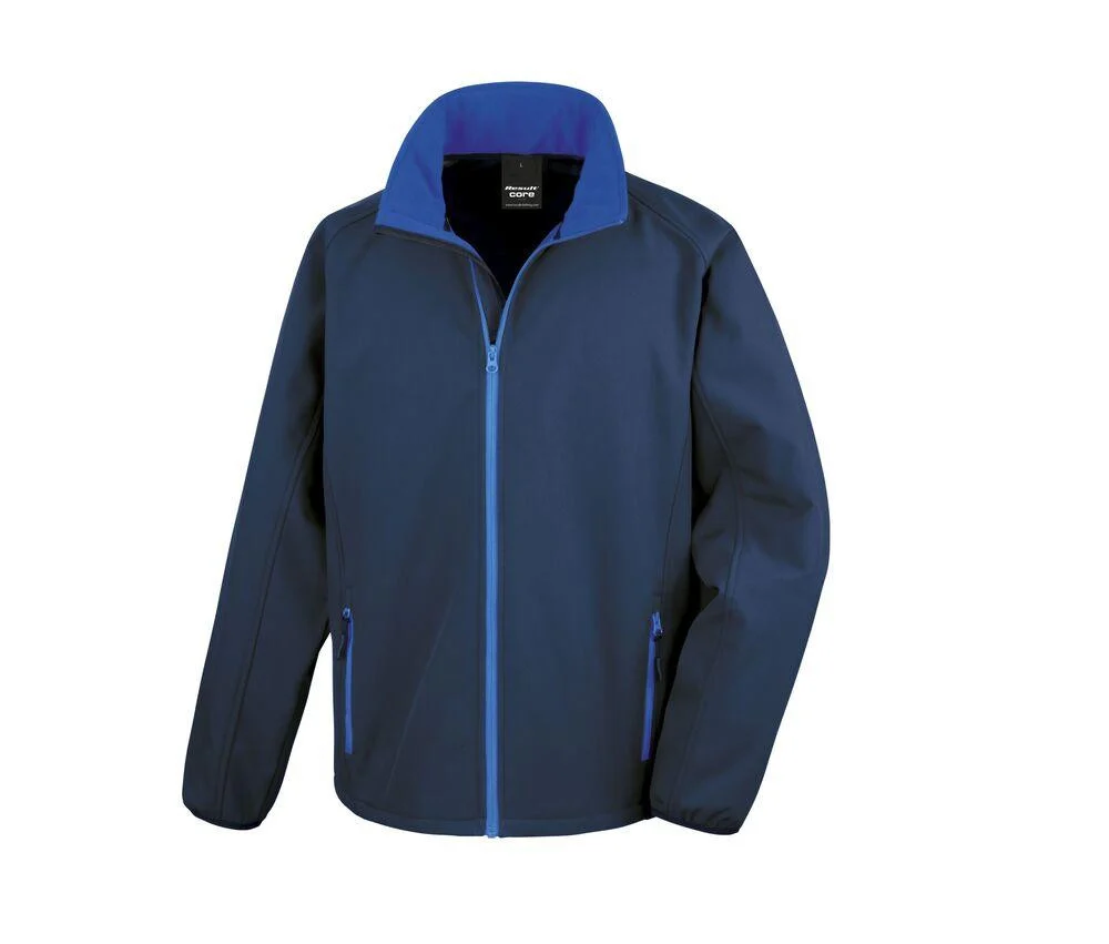 Result RS231 Softshell Jas Heren – Navy/ Royal
