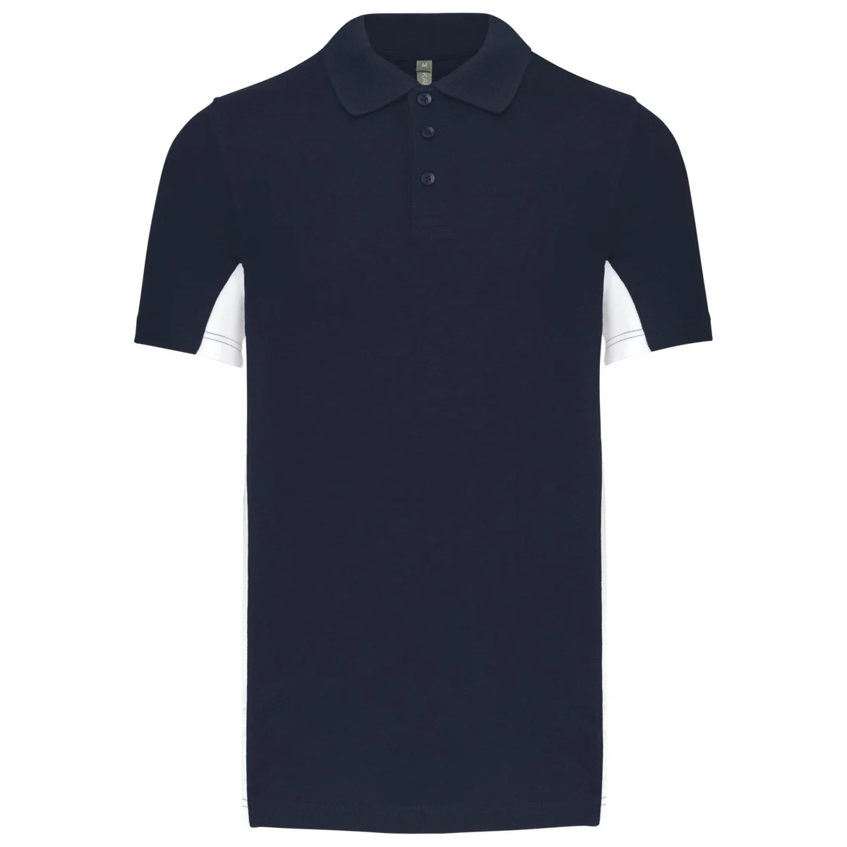 Kariban K232 Flag Tweekleurig Polo – Marine/Wit
