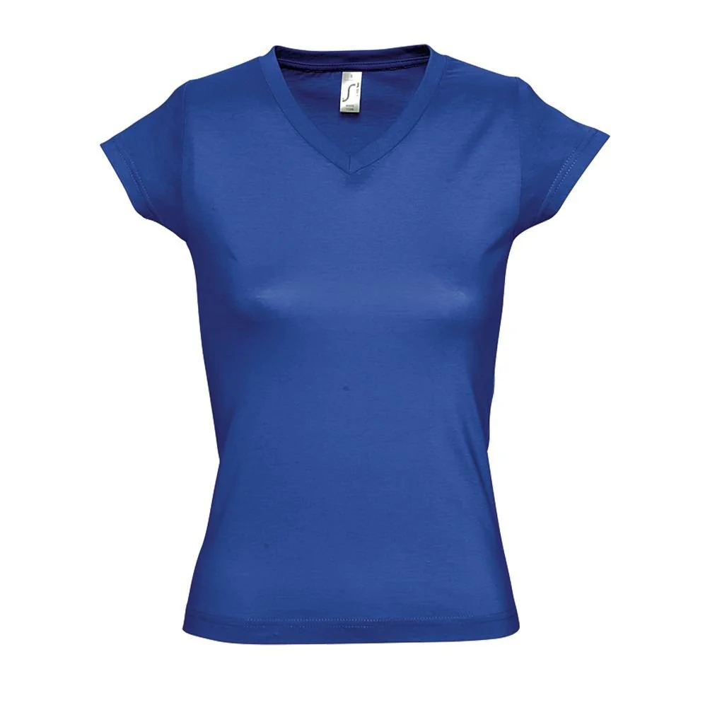 SOL'S 11388 Moon T-shirt V-hals Dames – Koningsblauw