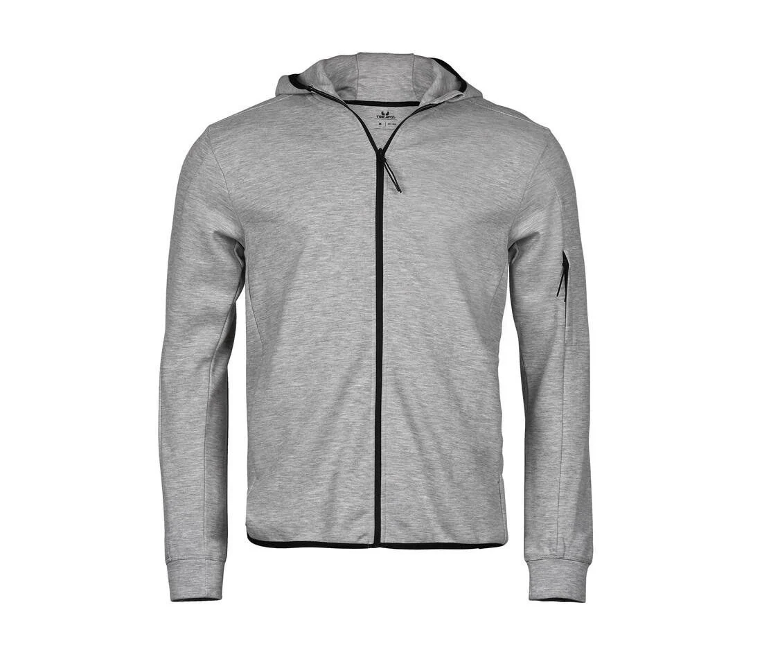 Tee Jays TJ5706 Athletic Ritshoodie – Heather Grey