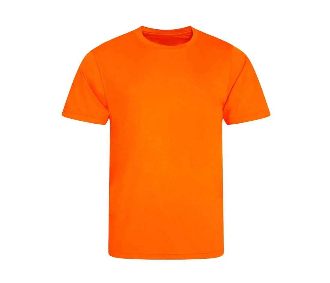 Just Cool JC020 Unisex Ademend T-shirt – Electric Orange