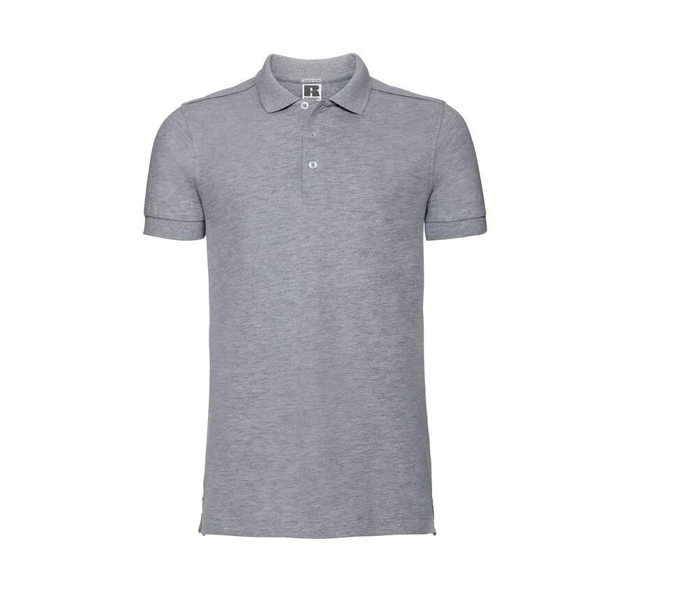 Russell JZ566 Stretch Polo Heren – Light Oxford
