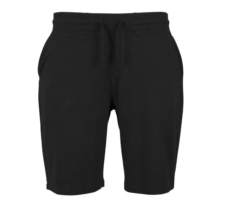 Build Your Brand BY080 Lichte Korte Sportbroek Heren – Black