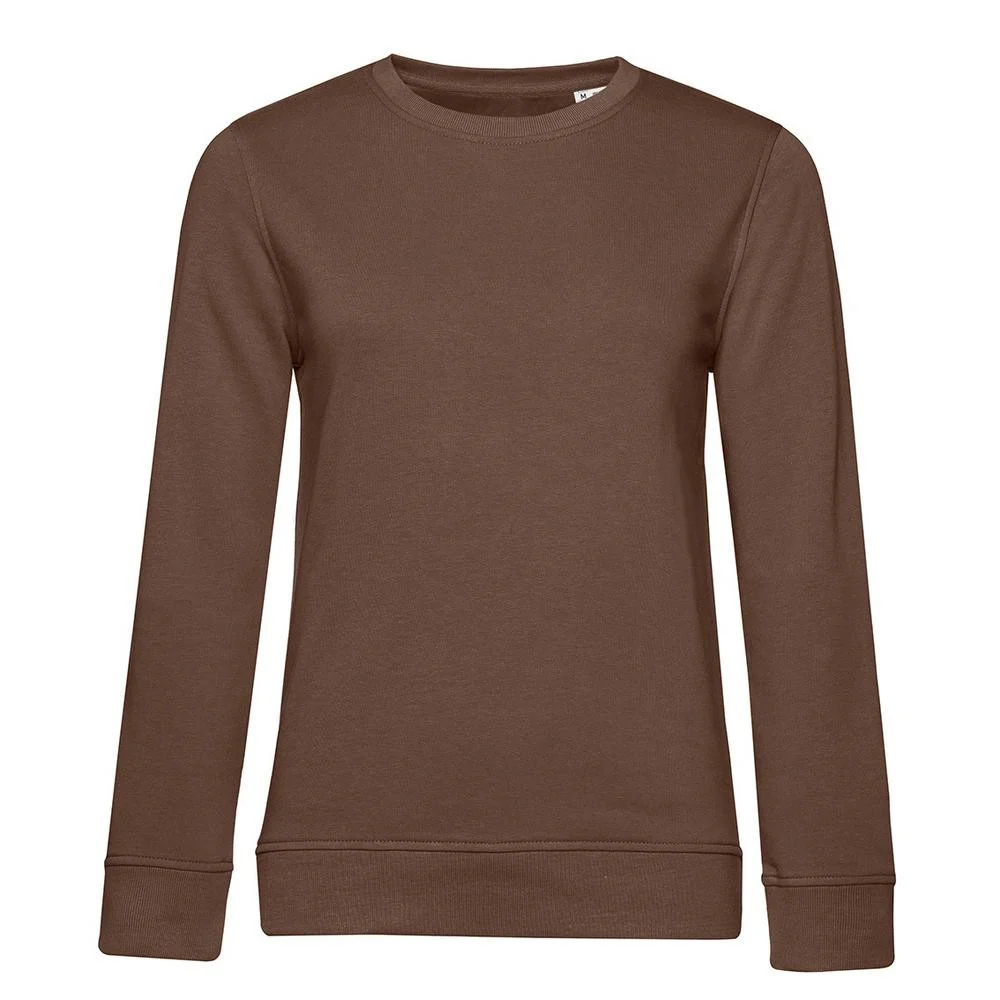 B&C BCW32B Biologische Sweater Dames – Mocha