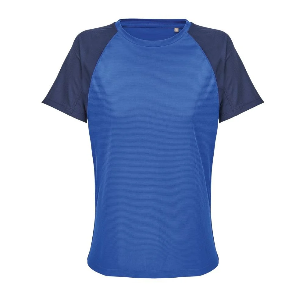 SOL'S 04788 Vortex Raglan T-shirt Dames – Frans marineblauw/koningsblauw