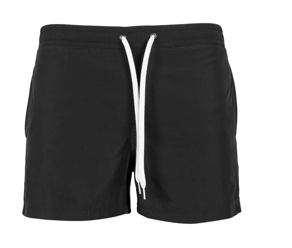 Build Your Brand BY050 Strandshort Heren – Black