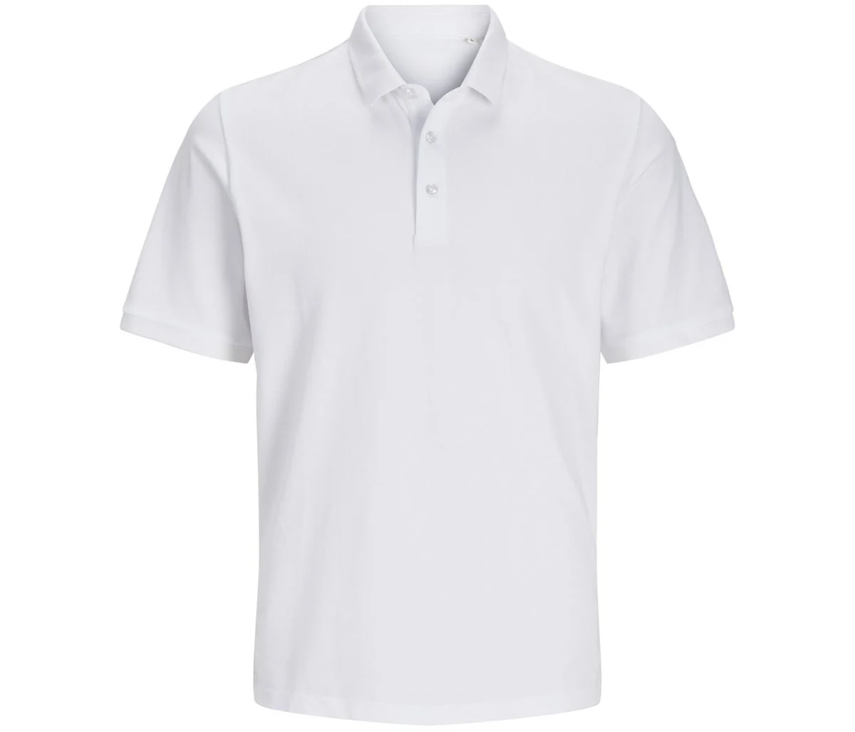 Jack & Jones JJ7556 Polo in Biologisch Katoen – White
