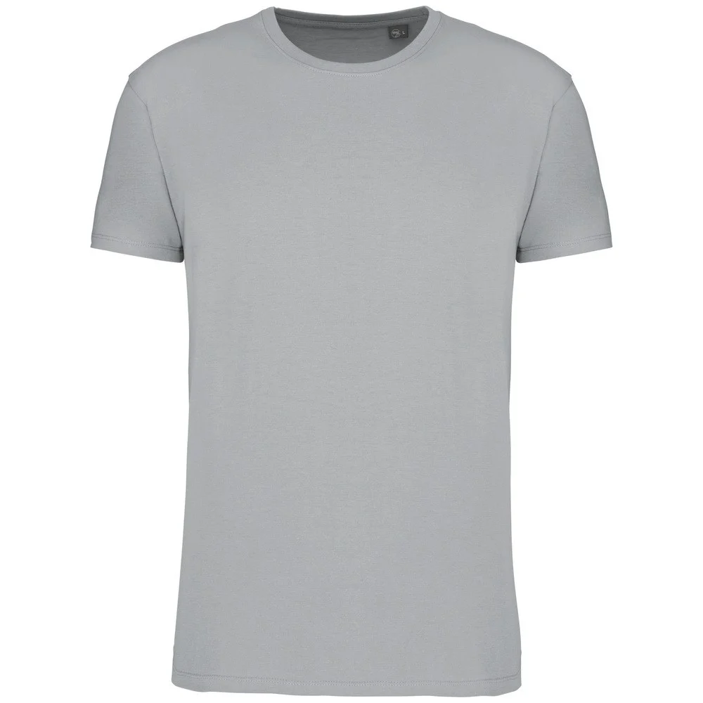 Kariban K3025IC Biologisch T-shirt Heren – Sneeuwgrijs