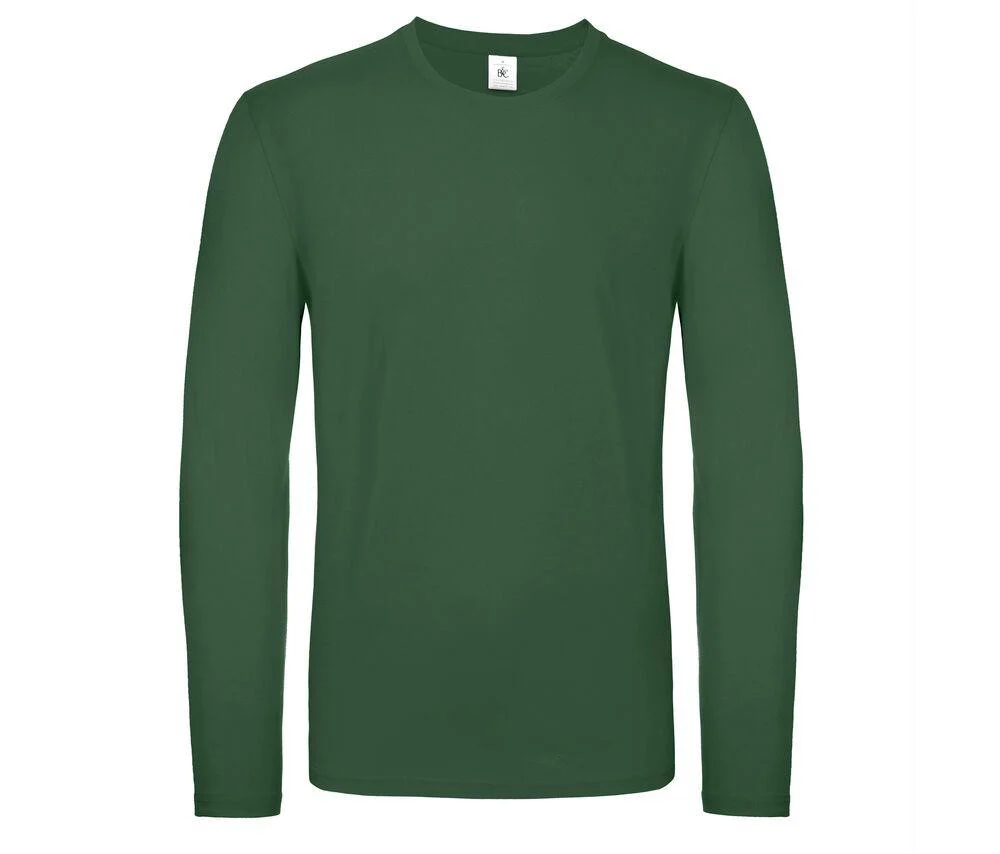 B&C BC05T #E150 T-shirt Lange Mouwen Heren – Bottle Green