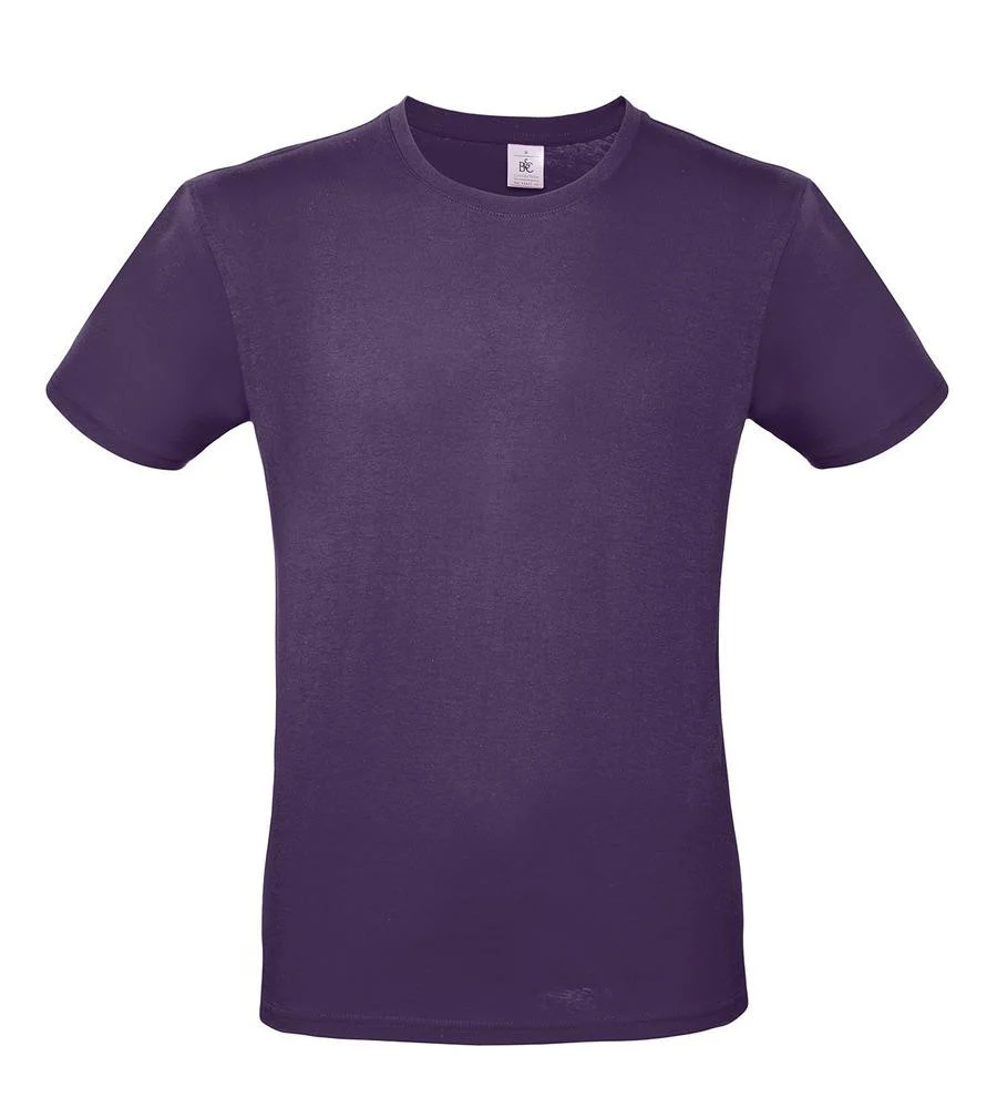 B&C BC01T #E150 T-shirt Heren – Urban Purple