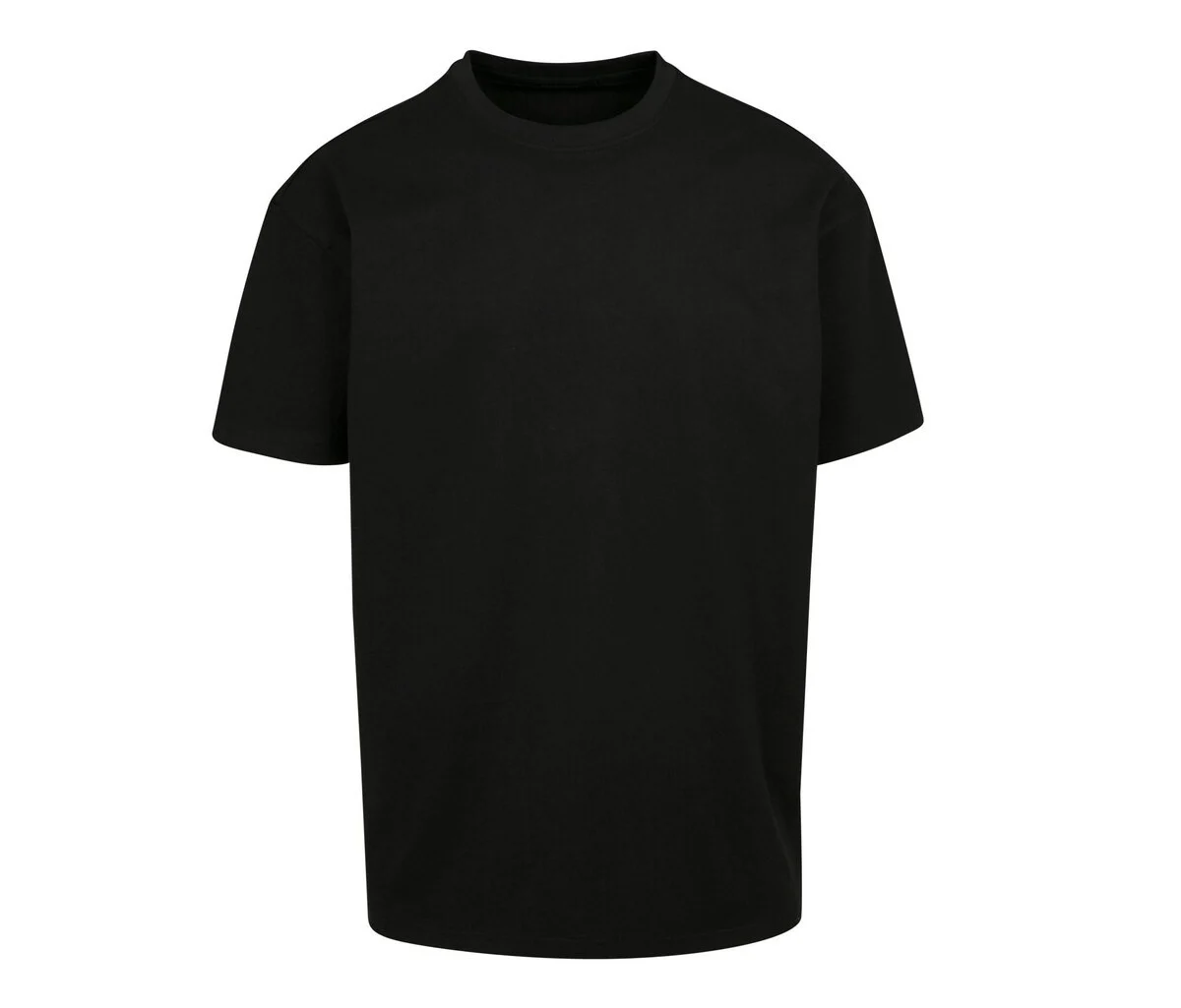 Build Your Brand BY102S Biologisch Zwaar Oversized T-shirt – Black
