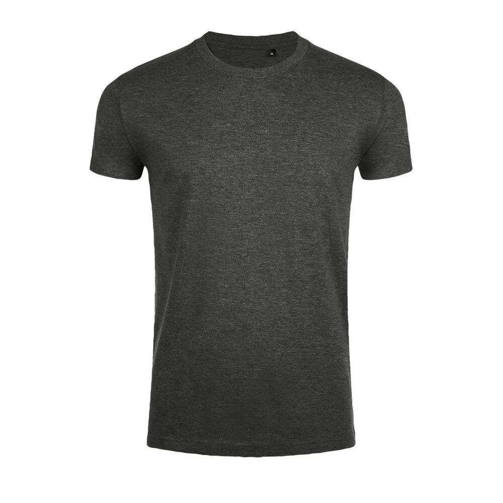 SOL'S 00580 Imperial T-shirt Heren – Houtskool gemêleerd