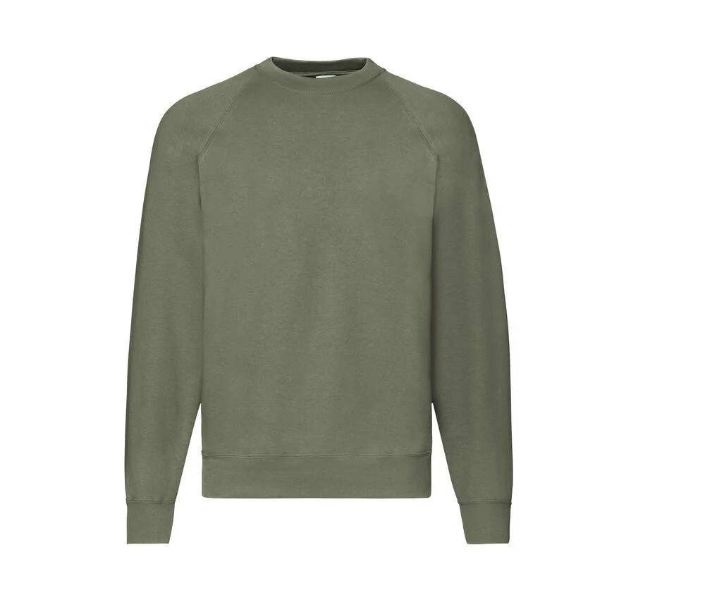 Fruit of the Loom SC260 Raglan Sweater – Classic Olive