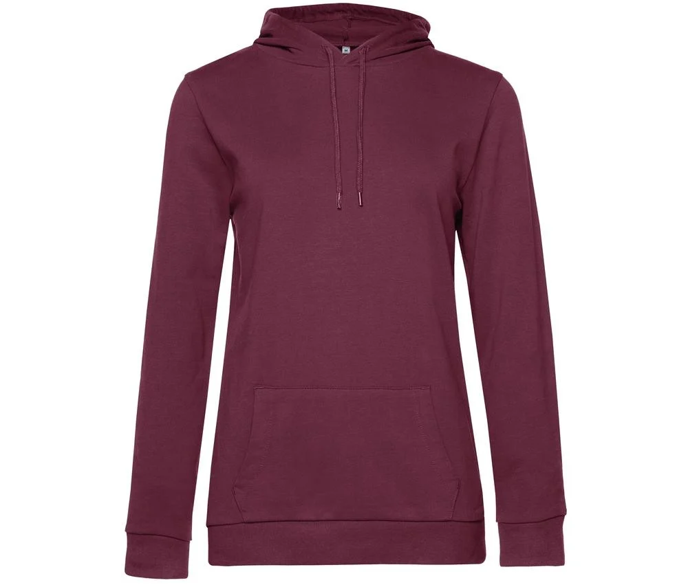 B&C BCW04W Hoodie Dames – Wine