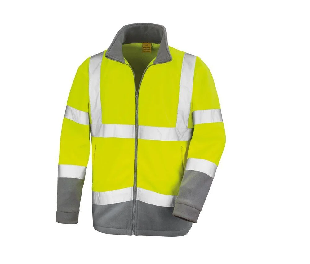 Result RS329 Fleecejas Hoge Zichtbaarheid – Fluorescent Yellow