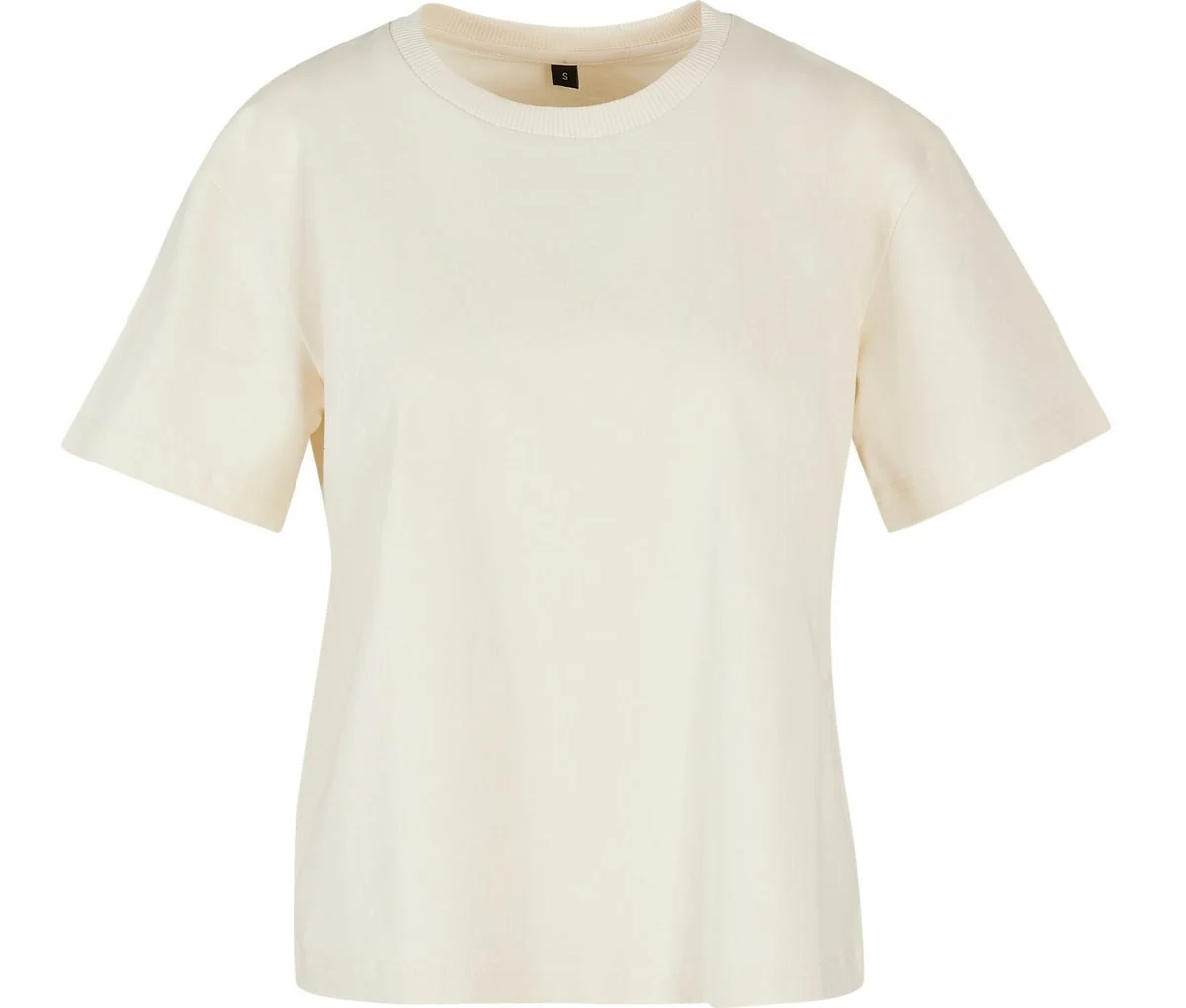 Build Your Brand BY211 Basic T-shirt Dames – White Sand
