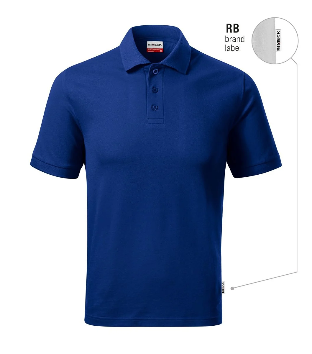 Rimeck R20 Heavy Polo – koningsblauw 05 (merklabel)