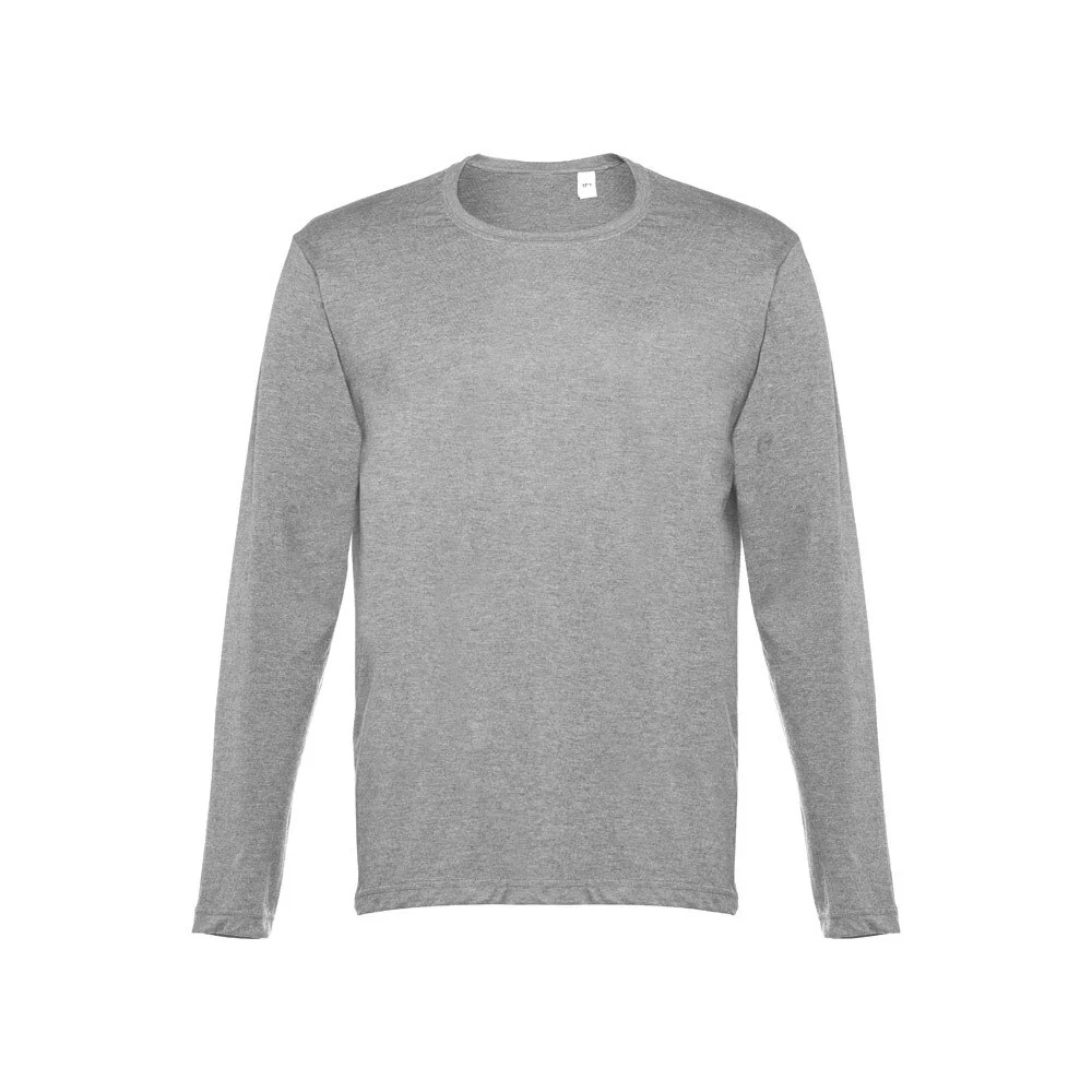 TH Clothes 30124 T-shirt Lange Mouwen Heren – Heide Lichtgrijs