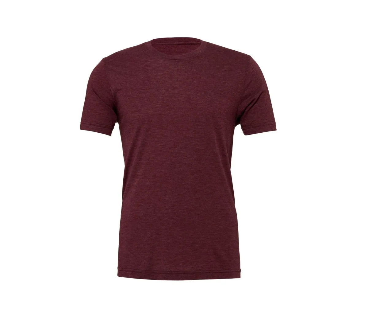 Bella+Canvas BE3413 Triblend T-shirt Heren – Maroon Triblend