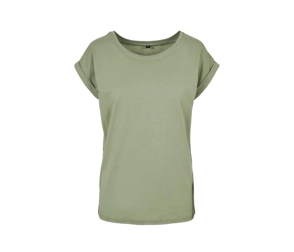 Build Your Brand BY021 T-shirt Dames – Soft Salvia