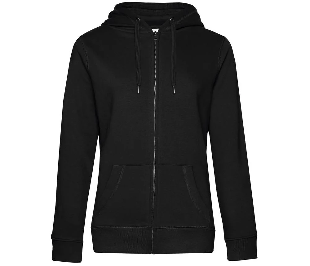 B&C BCW03Q Ritshoodie Queen – Black Pure
