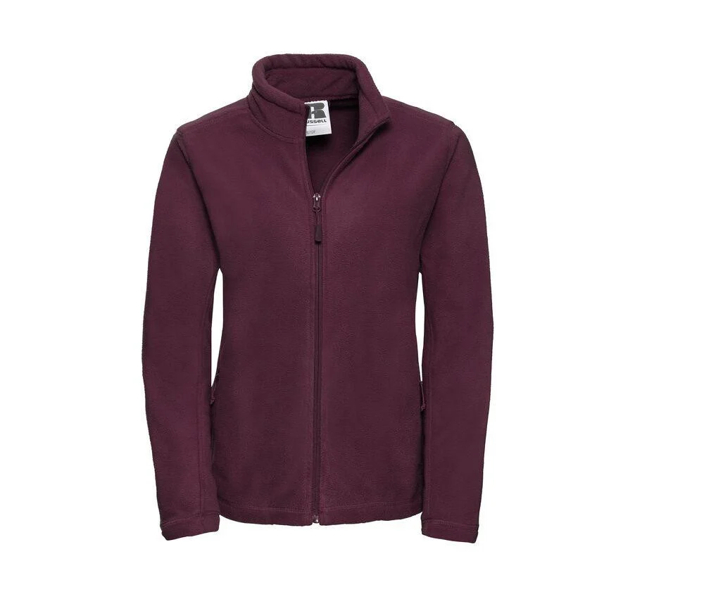 Russell JZ87F Outdoor Fleecejas Dames – Burgundy