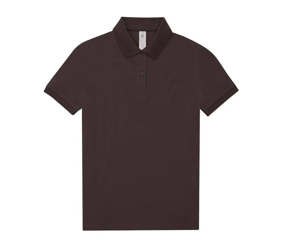 B&C BCW461 Fijne Piqué Polo Dames – Roasted Coffee