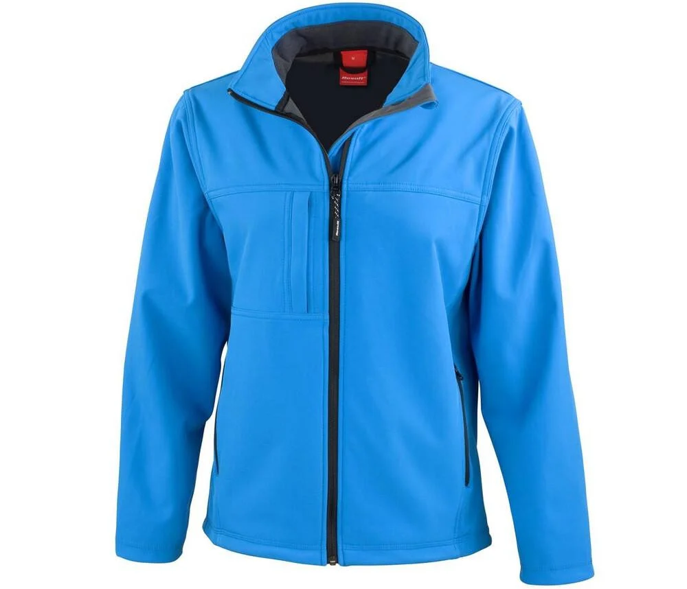 Result RS121 Softshell Jas Heren – Azure