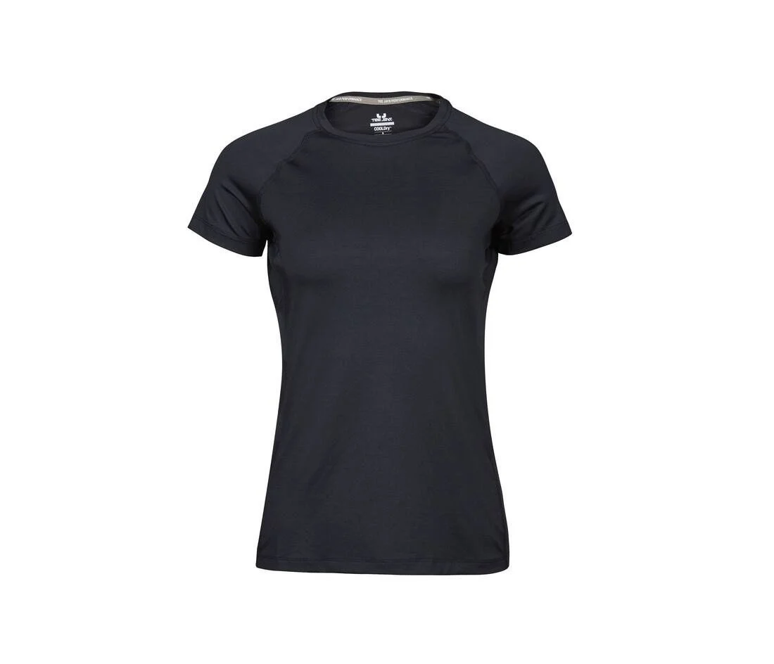 Tee Jays TJ7021 CoolDry T-shirt Dames – Black