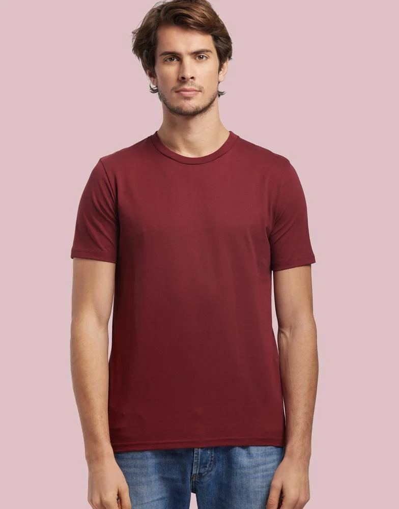 Les Filosophes DESCARTES Biologisch T-shirt Heren – Bordeaux