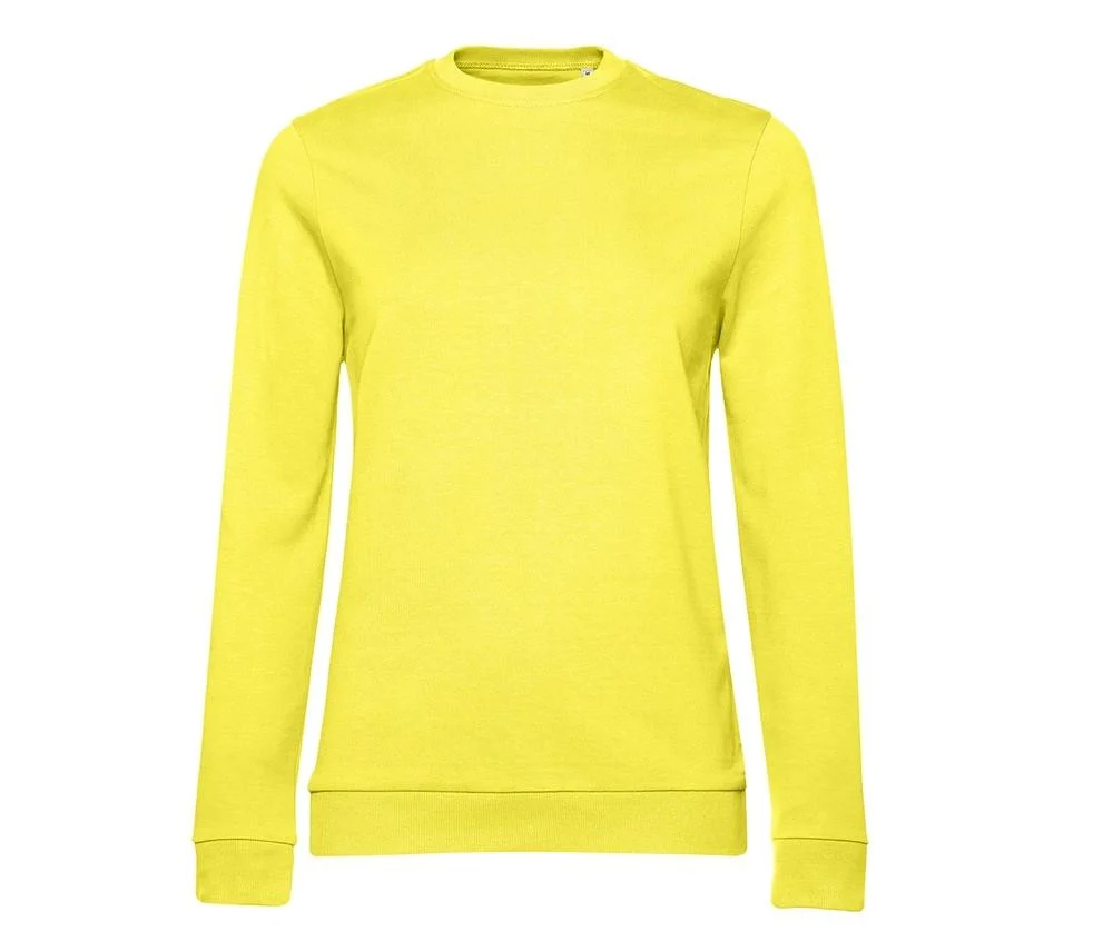 B&C BCW02W Sweater Dames – Solar Yellow