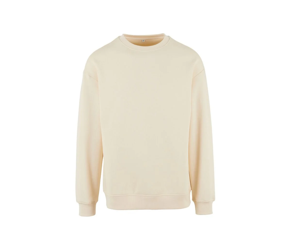 Build Your Brand BY075 Sweater Heren – White Sand