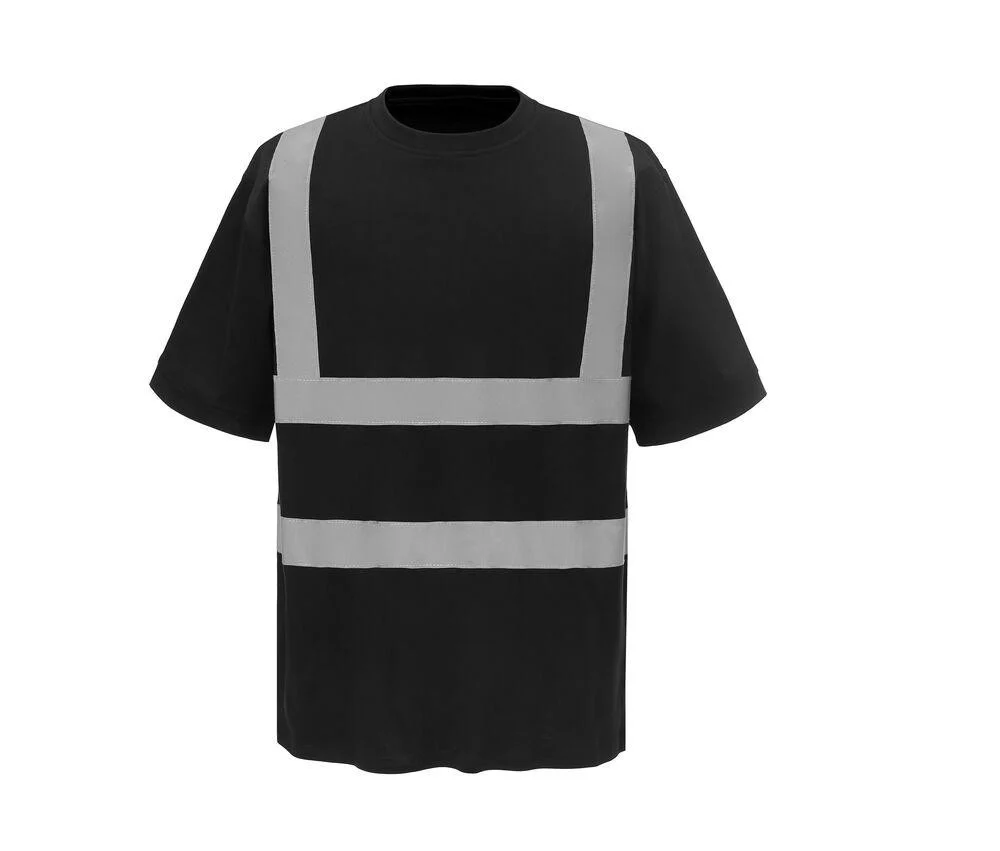 Yoko YK410 T-shirt Hoge Zichtbaarheid – Black