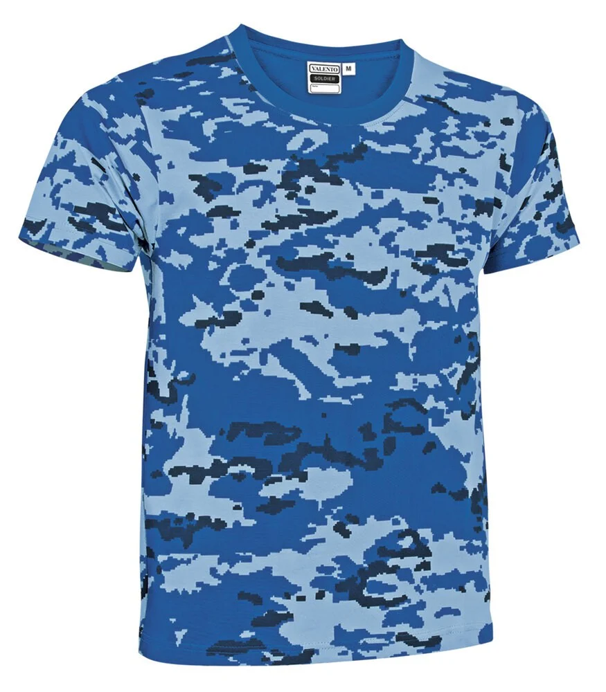 Valento CAVASOL Soldier T-shirt – pixelated blue