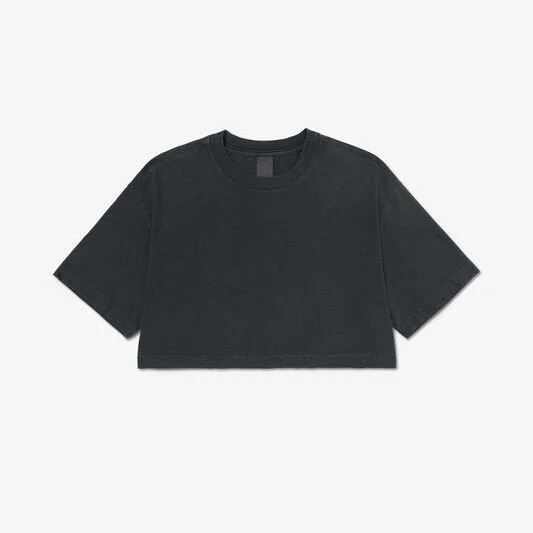 Bella+Canvas BE6882GD Croptop – Washed Black