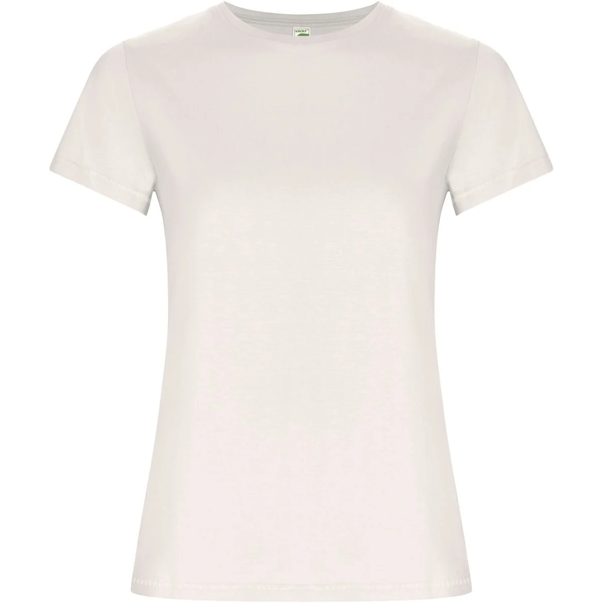 Roly CA6696 Biologisch T-shirt Dames – Vintage Wit