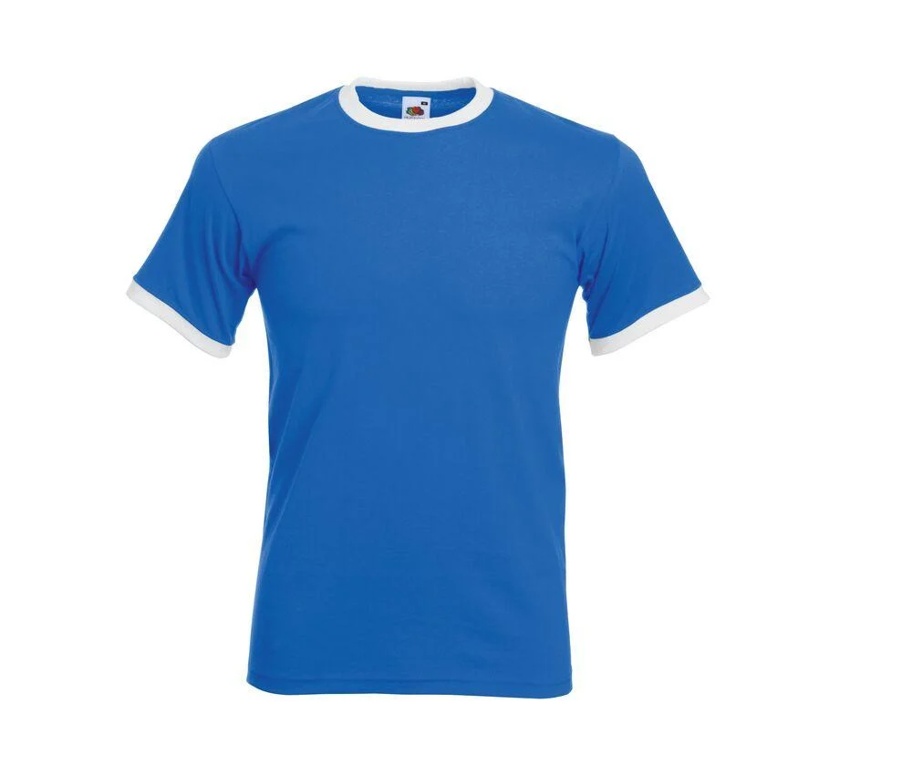 Fruit of the Loom SC245 Ringer T-shirt – Royal blue