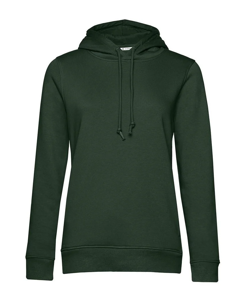 B&C BCW34B Dames Organic Hoodie – Forest Green