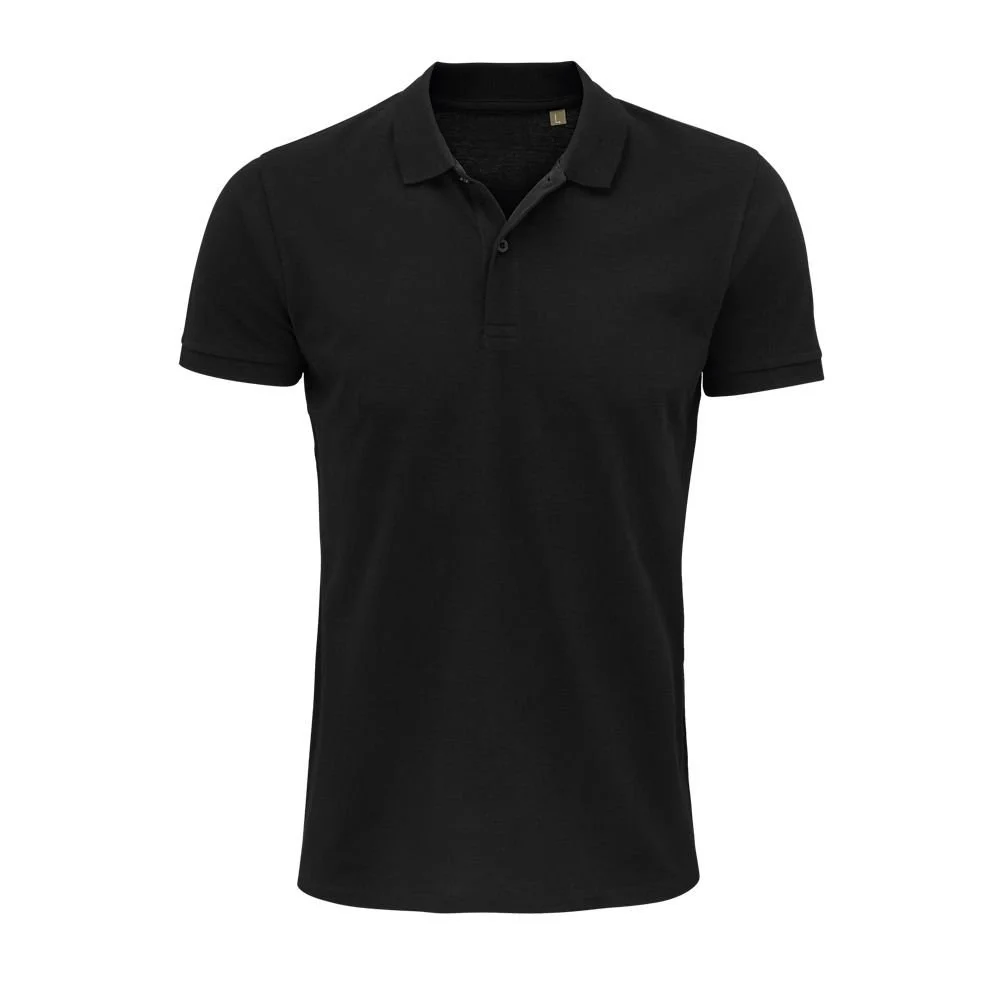 SOL'S 03566 Planet Biologisch Polo Heren – Zwart