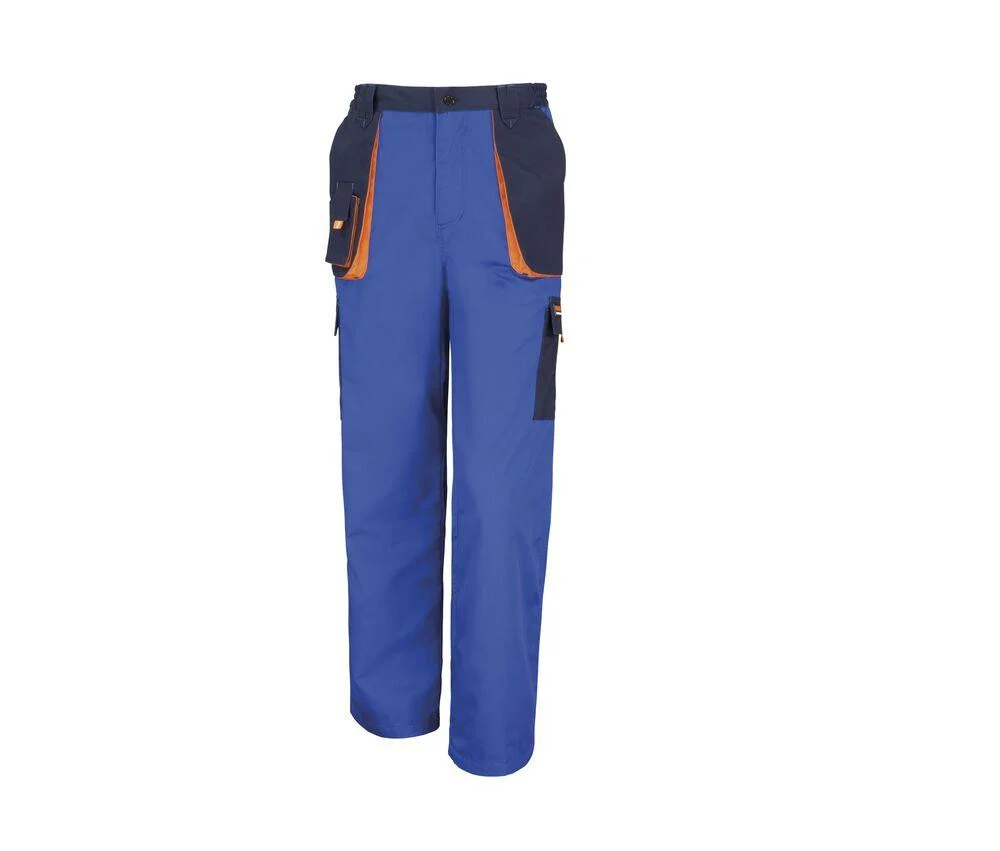 Result RS318 Lite Werkbroek – Royal/Navy/Orange