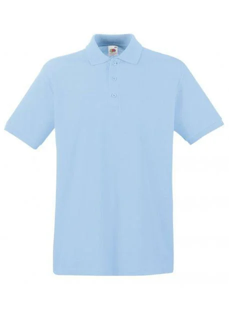 Fruit of the Loom SC385 Premium Polo – Sky Blue
