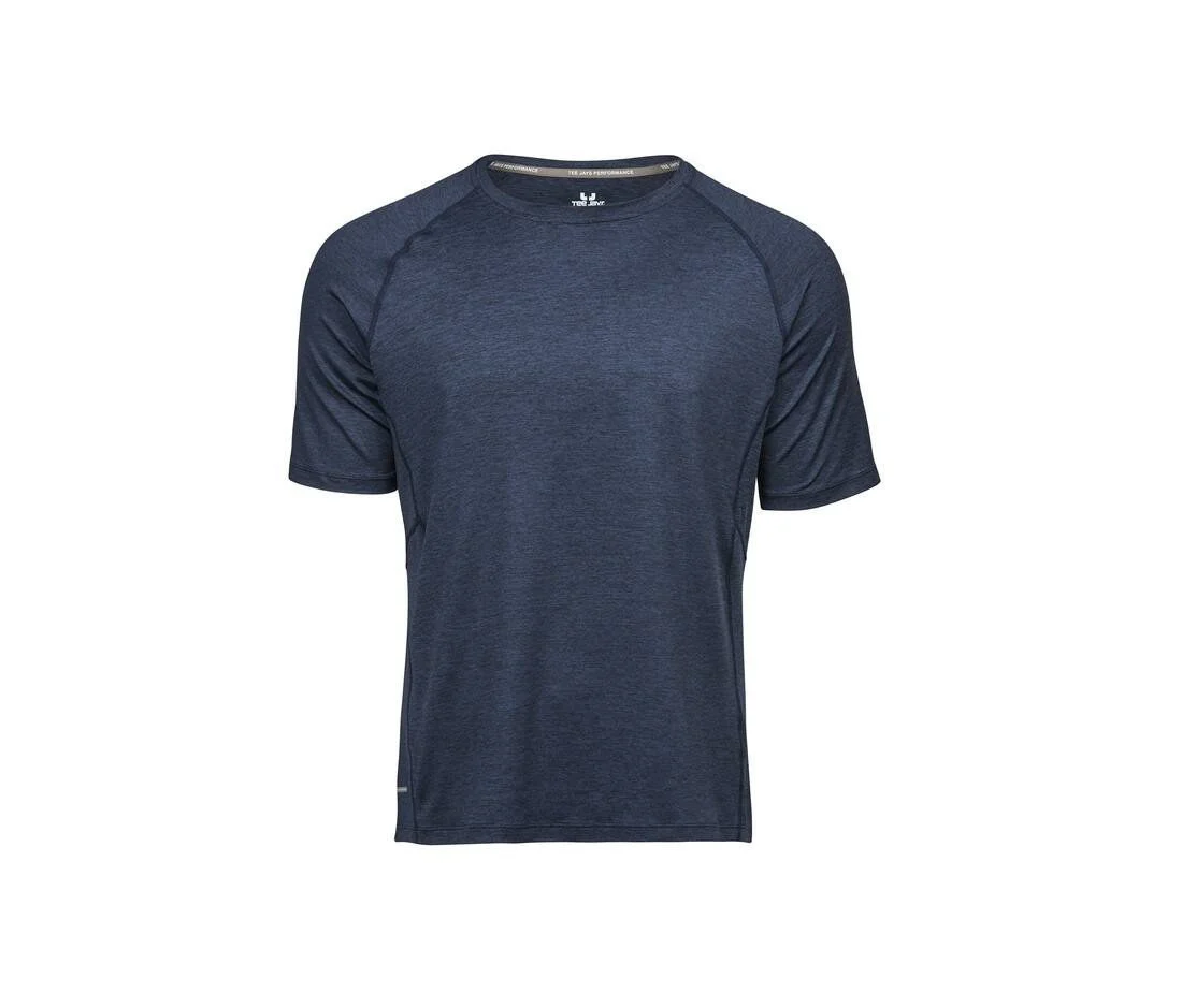 Tee Jays TJ7020 CoolDry T-shirt Heren – Navy Melange