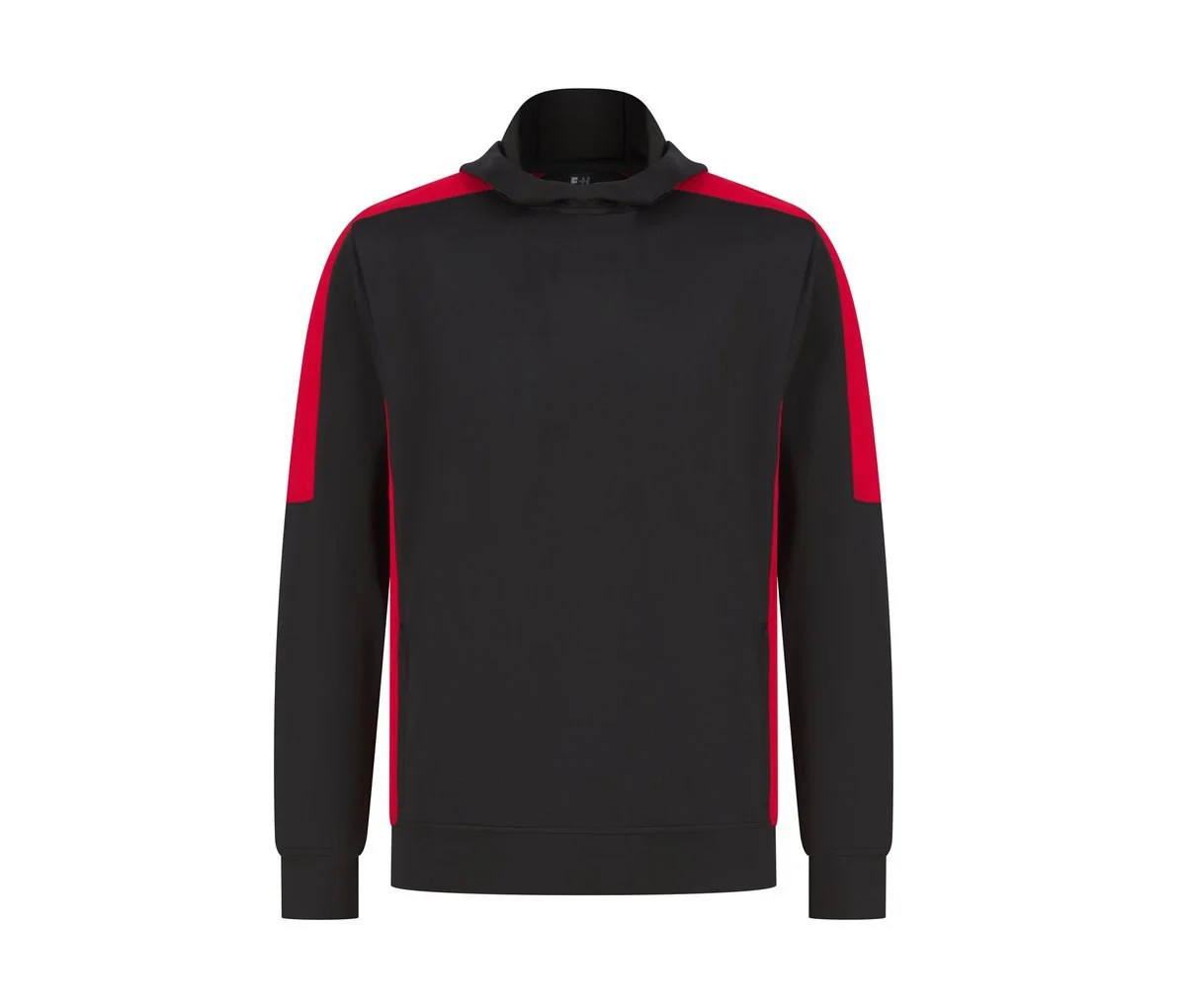 Finden & Hales LV341 Unisex Hoodie – Black / Red