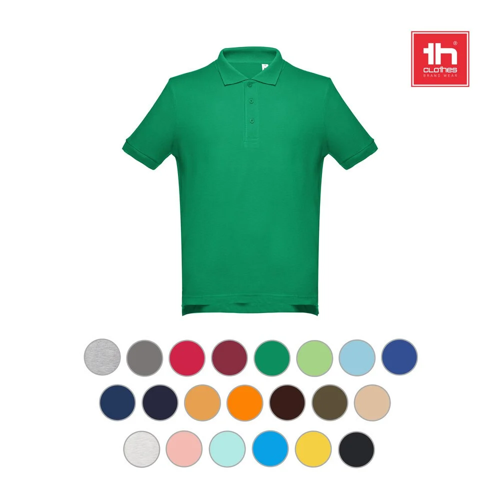 TH Clothes 30133 Polo Heren – Geel